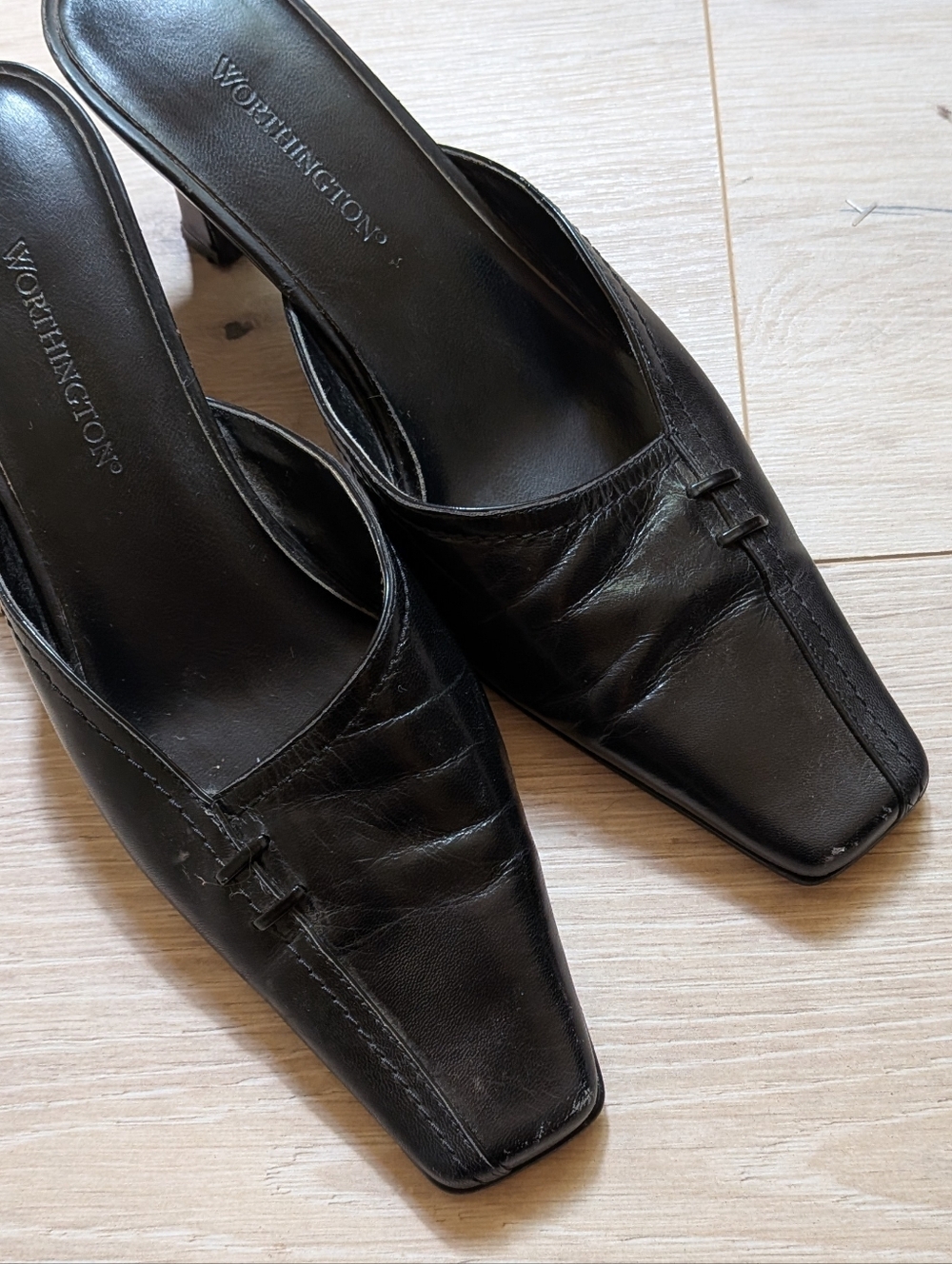 Worthington Leather Mules - Picture 4 of 4